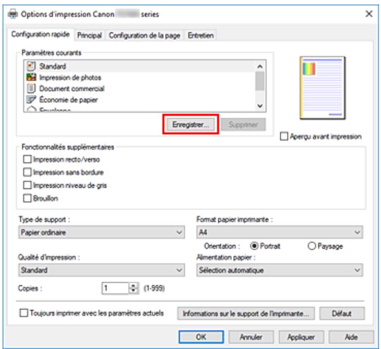 CANON TS7451 - Cliquez sur enregistrer... - 1