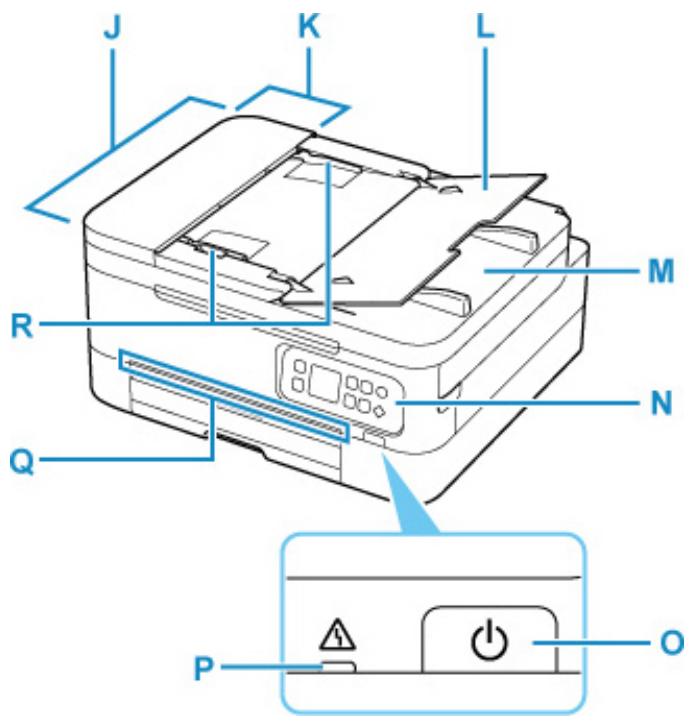 CANON TS7451 - I: support de sortie papier - 1