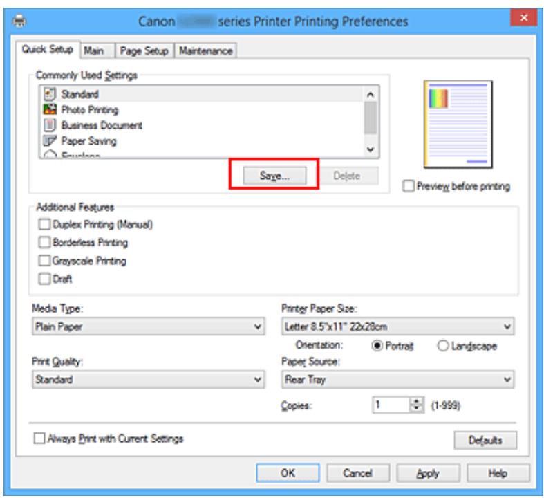 CANON G1501 - Enregistrement d'un profil d'impression - 1