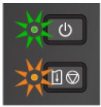 CANON G1501 - Code de support correspondant au nombre de clignotements alternés du témoin ALIMENTATION (POWER) et du témoin Alarme (Alarm) - 1