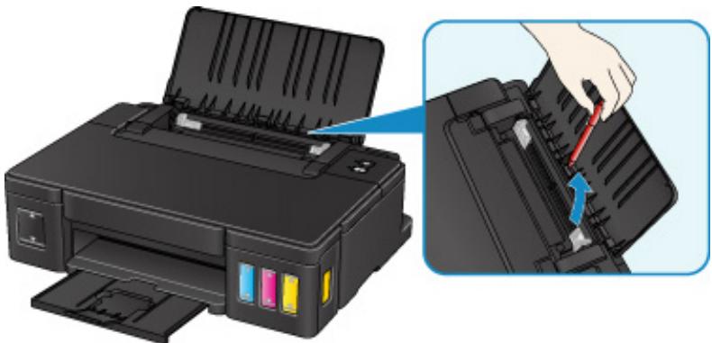 CANON G1501 - Contrôle 6 Vérifiez qu'aucun objet ne se trouve dans le réceptacle arrêté. - 2