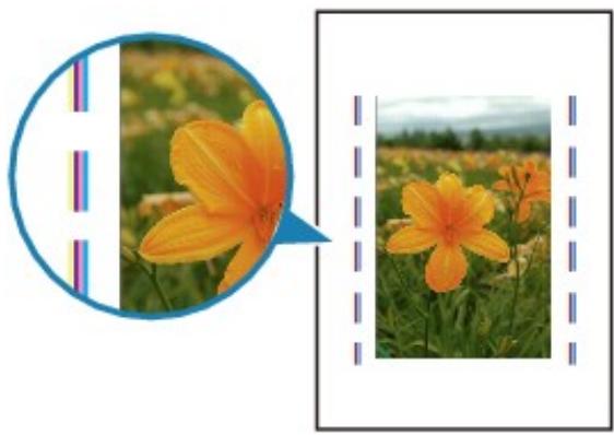 CANON G1501 - Ligne verticale pres de l'image - 1