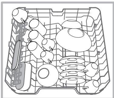 INDESIT DIF 14B1  -  DIF 14B1 EU - Cesto superiore - 1