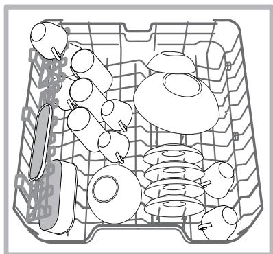 INDESIT DIF 14B1  -  DIF 14B1 EU - Upper rack - 1