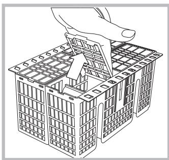 INDESIT DIF 14B1  -  DIF 14B1 EU - Cutlery basket - 1