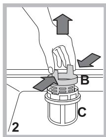 INDESIT DIF 14B1  -  DIF 14B1 EU - Cleaning the filters - 2