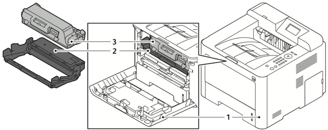 XEROX 3330V - Composants internes - 1