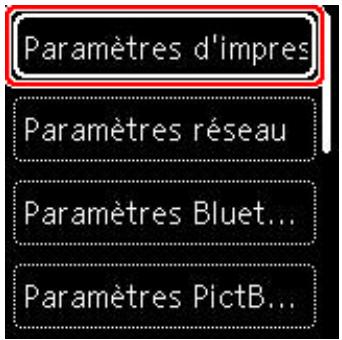 CANON TS6351HE - Modification des paramètres à partir du Panneau de contrôle - 1