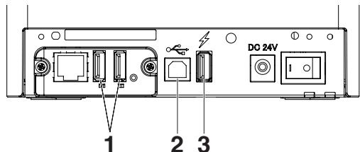 CITIZEN CL-E303 - Connecting a USB Device - 1
