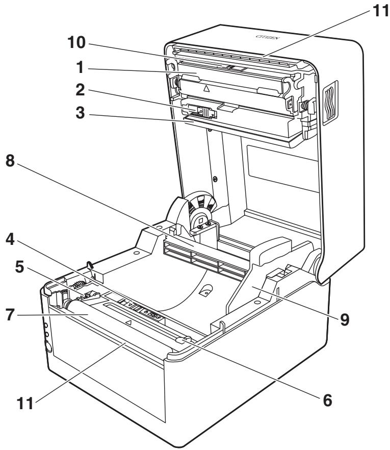 CITIZEN CL-E303 - Inside of Printer - 1