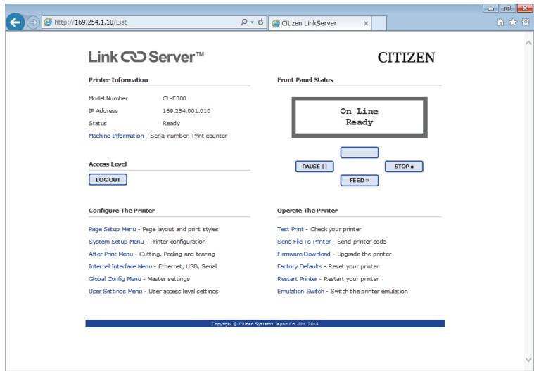 CITIZEN CL-E303 - Enter your user name and password. - 1