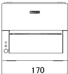 CITIZEN CL-E303 - External Dimensions*6 - 1