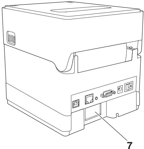 CITIZEN CL-E303 - Rear of Printer - 2