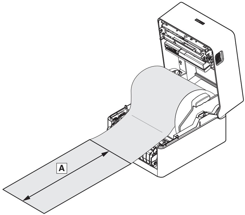 CITIZEN CL-E303 - Peel the label from the backing paper. - 1