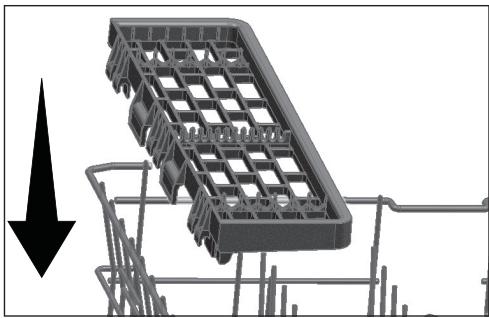 ESSENTIELB ELVI-444F - Support multifonction du panier supérieur - 3