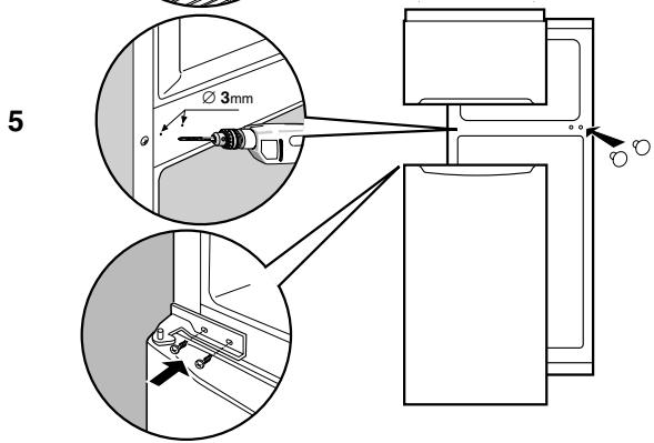 INDESIT DOFC2B+16S  -  DOFC 2B+16 - Reversibility de la aperture de las puertas - 4