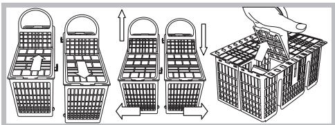 INDESIT D 36A - Cutlery basket - 1