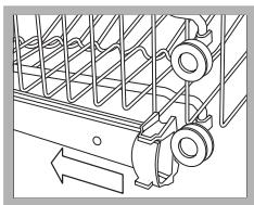 INDESIT D 36A - Never lift or lower the rack on one side only. - 1