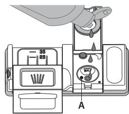 INDESIT DFE1B19X  -  DFE 1B19 14 - Remplir le distributeur de liquide de rinçage - 2