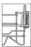 INDESIT DFE1B19X  -  DFE 1B19 14 - VOLETS Pliables avec positions ajustables - 1