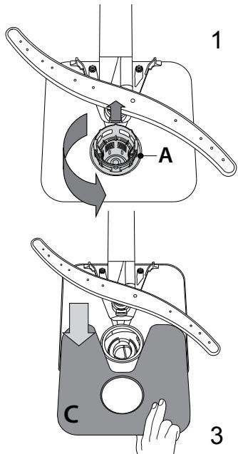 INDESIT DFE1B19X  -  DFE 1B19 14 - N'utilise pas le lave-vaisselle sans les filtres ou si un filtre est mal ajusté. - 1