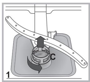 INDESIT D 16B1 A NX - Pulire i filtri - 1