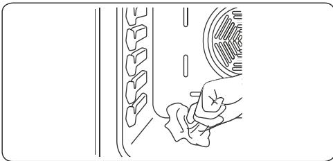 CONTINENTAL EDISON CECI603ZW - Cleaning the Inside of the Oven - 1