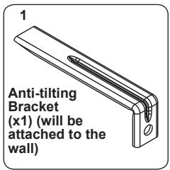 CONTINENTAL EDISON CECI603ZW - Anti-tilting kit - 1