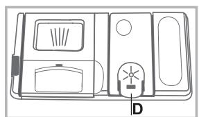 INDESIT DIFP28T9AEU - Charger le produit de rinçage - 1