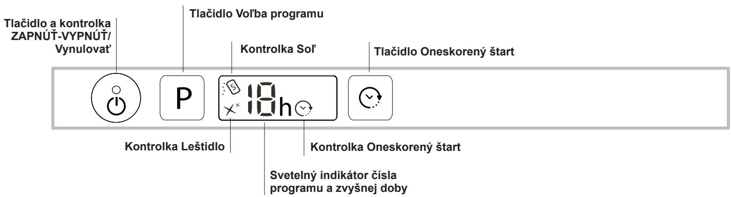INDESIT DIFP28T9AEU - Ovladací panel - 1