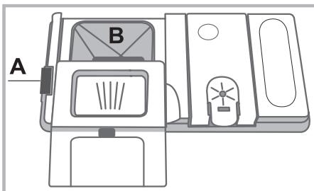 INDESIT DIFP28T9AEU - Dávkovanie umyvacieho prostriedku - 1