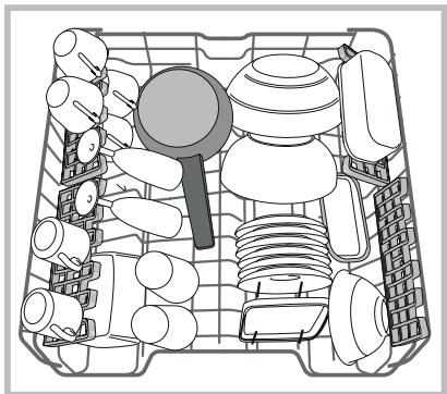 INDESIT DIFP28T9AEU - Geschirrspüler-Oberkorb - 1