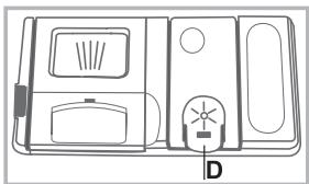 INDESIT DIFP28T9AEU - Einfüllen des Klarsprülers - 1