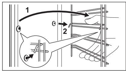 ELECTROLUX KOEBP31X  -  KOEBP31X - Comment retirer : Supports de grille - 2