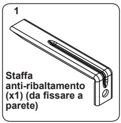CONTINENTAL EDISON CI3Z5060WP - Kit anti-ribaltamento - 1