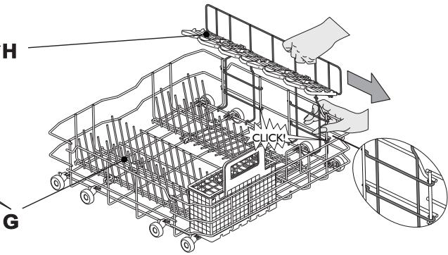 IGNIS ADL 448/4 - PANIER INFERIEUR - selon le modèle - 2