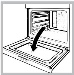 INDESIT IF 63KA IX - Backofentür reinigen - 1