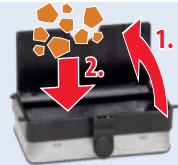 TRISA GOURMET 7725.7545 - Gebrauch mit Dispenser | Utilisation avec distributeur |Funzionamento con il dispenser | Use with dispenser | Uso con dispensador - 2