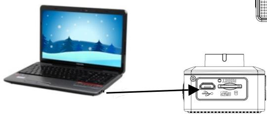 EASYPIX GOXTREME ADVENTURE - Chargement de la batterie au lithium intégrée - 1