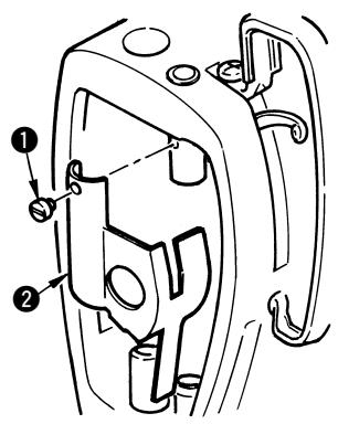 JUKI 1181N - Adjusting the amount of oil supplied to the face plate parts - 2