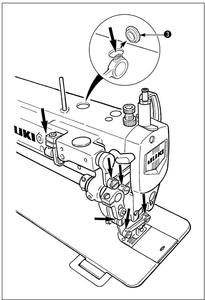 JUKI 1181N - Información acerca de la lubricación - 4