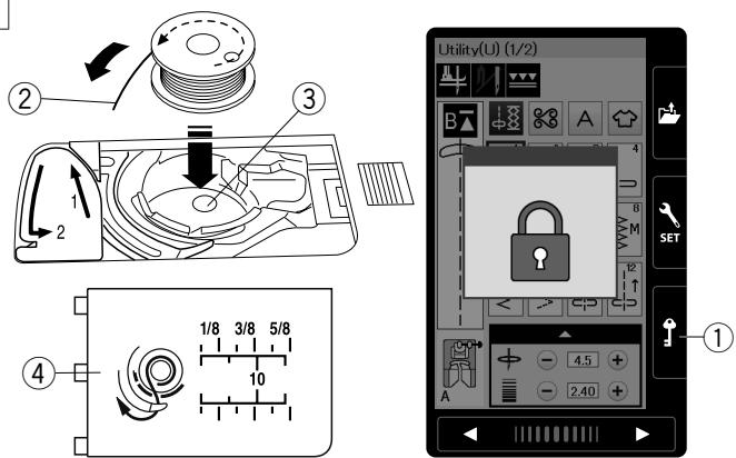 JANOME S7 - NOTE: - 1