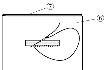 JANOME S7 - B11 Welted Buttonhole (Bound Buttonhole) - 6
