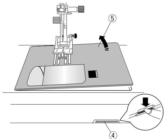 JANOME S7 - Attaching the Darning Foot PD-H - 4