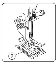 JANOME S7 - Using the knee lifter - 1