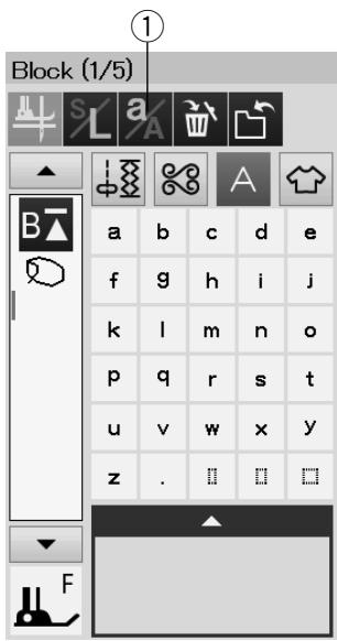 JANOME S7 - Reducing the Size of Letters - 2