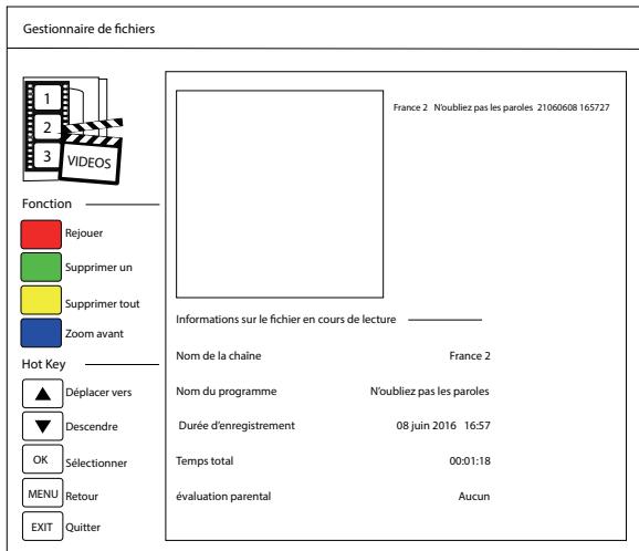 LISTO HD-CAC-909 - PARAMÈTRES PVR - 2