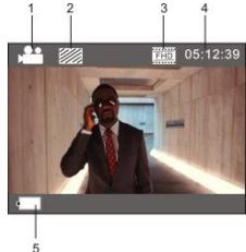 DENVER ACT-5030W - Mode d'enregistrement vidéo - 1