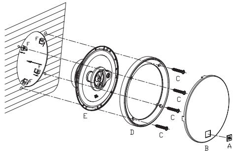 JBL STAGE2 604C - Stage2 634 - 4