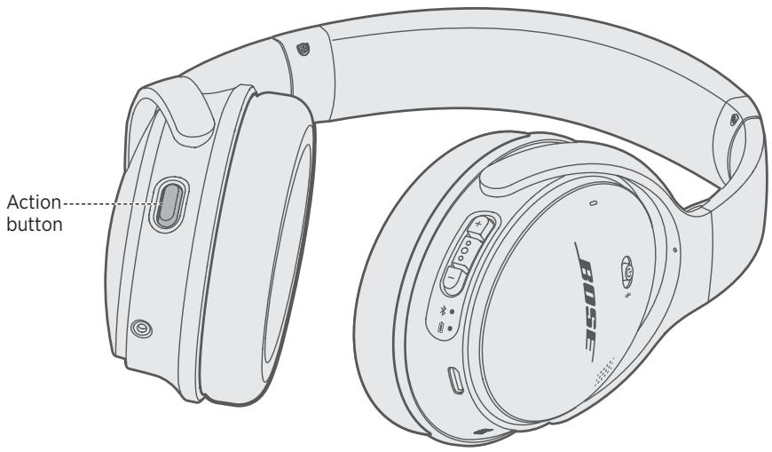 BOSE QUIETCOMFORT 35 - Action button functions - 2